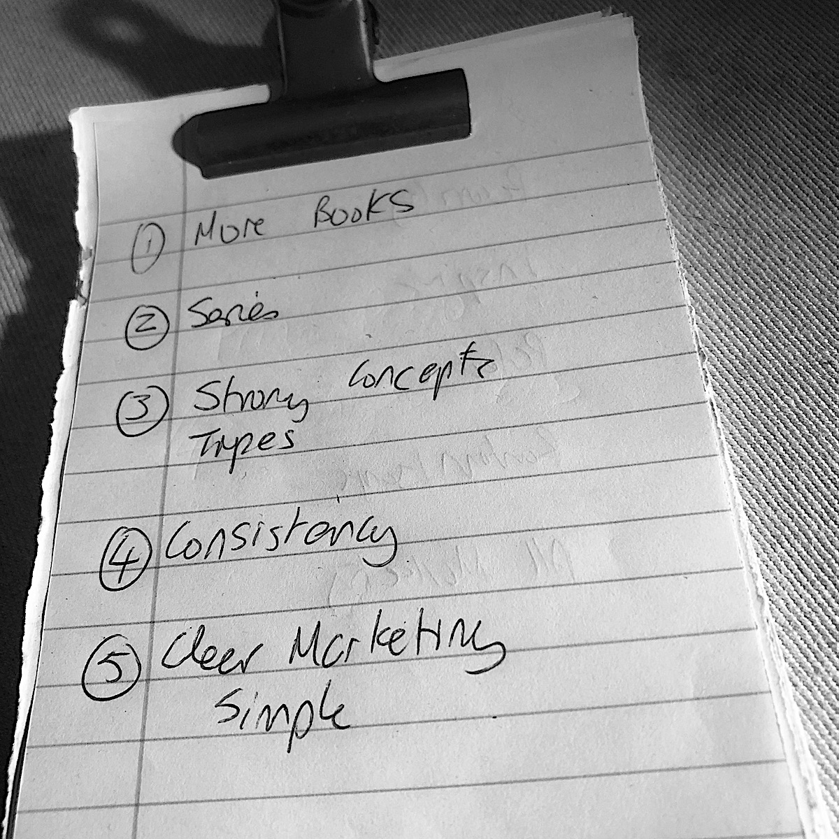 indie publishing notes